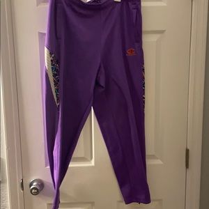Champion purple pants retro vintage RARE